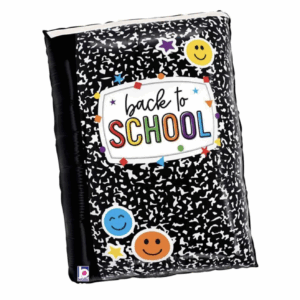 Balloon Foil Back To School Book