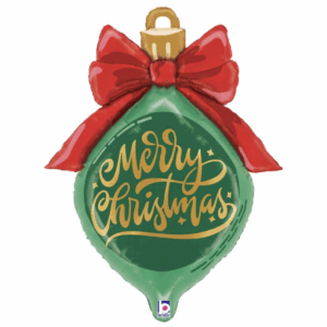 Balloon Foil Christmas Ornament Script