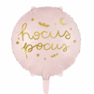 Balloon Foil Halloween Hocus Pocus Pink