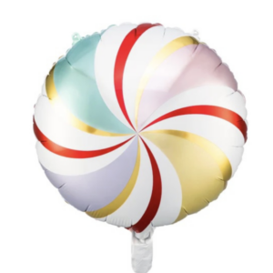 Balloon Foil Candy Twist Pastel Peppermint
