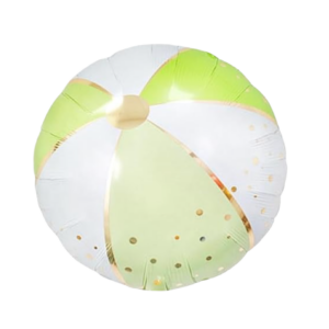Balloon Foil Beach Ball Green