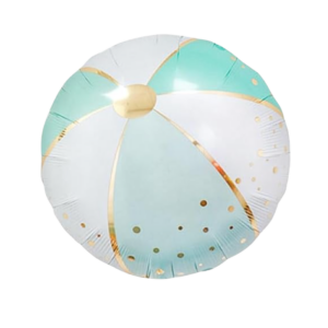 Balloon Foil Beach Ball Aqua