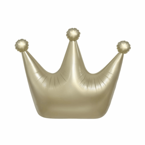 Balloon Foil Crown Gold Matte