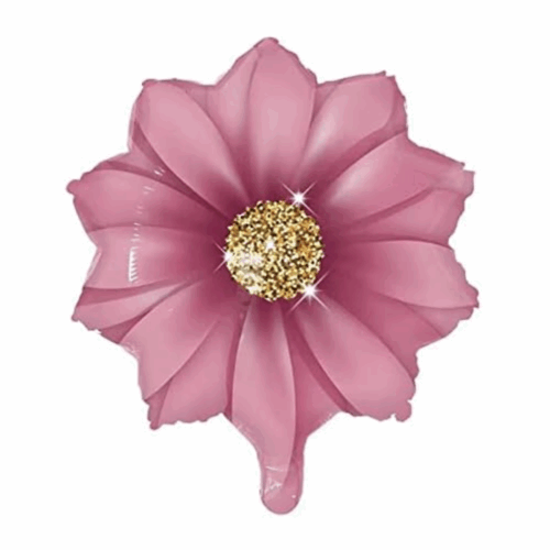 Balloon Foil Flower Sunflower Daisy Pink
