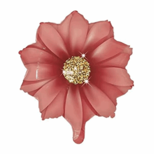 Balloon Foil Flower Sunflower Daisy Red