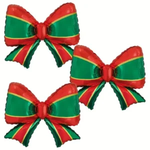 Non Helium Balloon: Christmas Bow