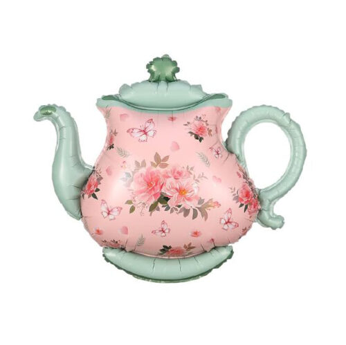 Balloon Foil Flower Teapot