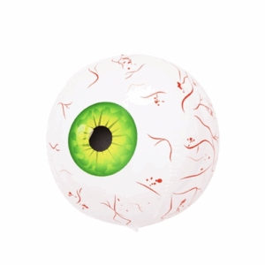 Balloon Foil Halloween Eyeball Green