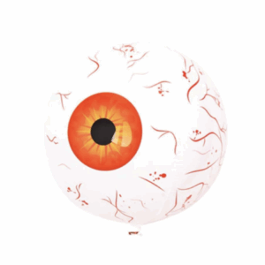 Balloon Foil Halloween Eyeball Orange