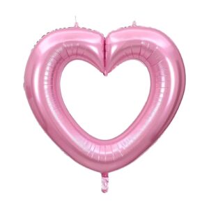 Balloon Foil Heart Link Pink