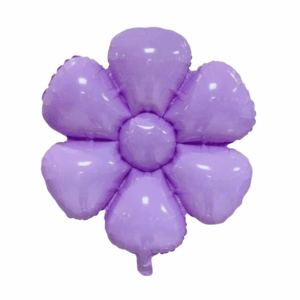 Balloon Foil Mini Flower Daisy Purple