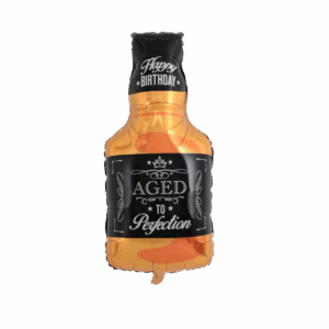 Balloon Foil Mini Whiskey Bottle