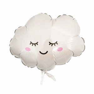 Balloon Mini Foil Cloud Smile
