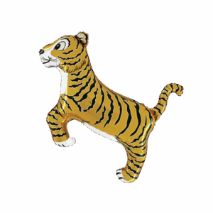 Balloon Mini Foil Tiger