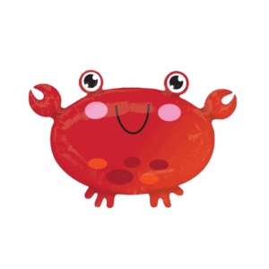 Balloon Mini Foil Crab