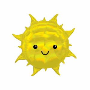 Balloon Mini Foil Sunshine Smiley