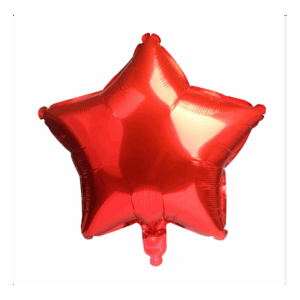 Balloon Mini Foil Star Red
