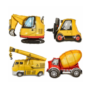 Balloon Mini Foil Construction Trucks