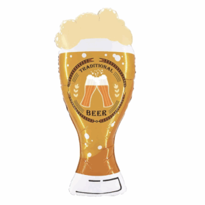 Balloon Foil Beer Glass