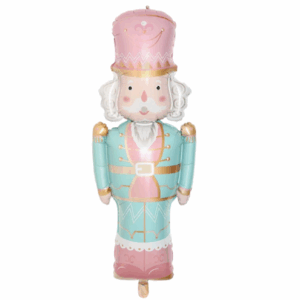 Balloon Foil Christmas Nutcracker Pastel