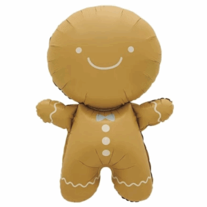 Non Helium Balloon: Gingerbread Man