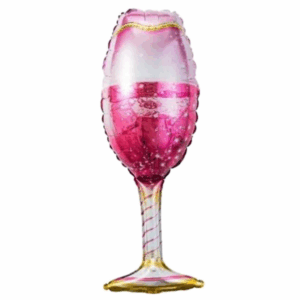 Balloon Foil Wine Glass Goblet