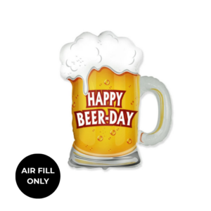 Non Helium Balloon: Mini Beer Mug B-Day