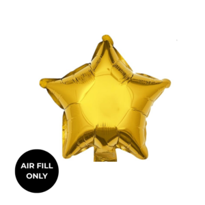 Non Helium Balloon: Mini Star Gold