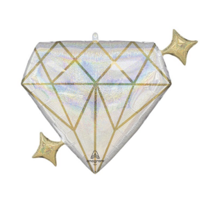 Balloon Foil Diamond Bling