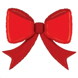 Balloon Foil Bow Pretty Red