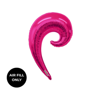 Balloon Foil Swirl 15" Fuchsia