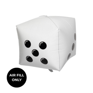 Balloon Foil Casino Dice