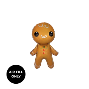 Non Helium Balloon: Christmas Gingerbread Man