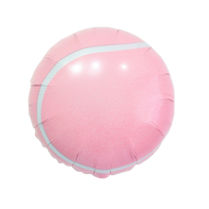 Balloon Foil Sports Tennis Ball Pink