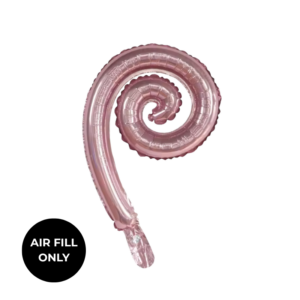 Balloon Foil 16" Spiral Wave Pastel Pink