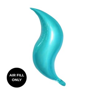 Balloon Foil Curve 28" Aqua