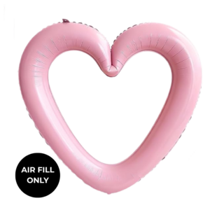 Balloon Foil Heart Pink Hollow
