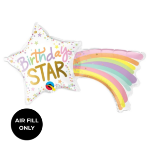 Non Helium Balloon: Mini Birthday Star
