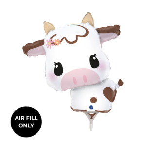 Non Helium Balloon: Mini Cow Brown