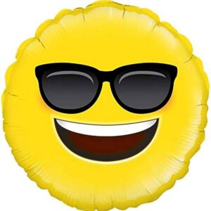 Balloon Foil Emoji Cool Sunglasses