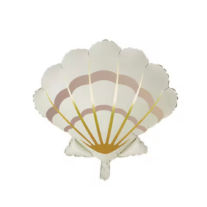 Balloon Foil Mermaid Shell Tan