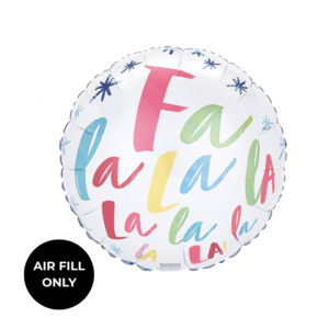 Non Helium Balloon: Christmas Fa La La