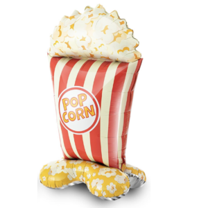 Balloon Foil Carnival Popcorn Stand Up