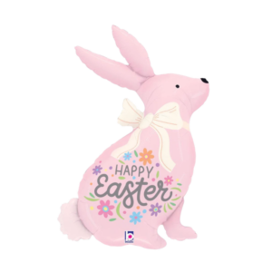 Balloon Foil Easter Bunny Pink