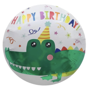 Balloon Foil Happy Birthday Alligator