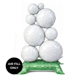 Balloon Foil Sports Golf Ball Stand Up