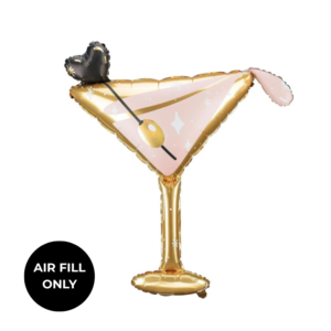 Non Helium Balloon: Mini Martini Glass