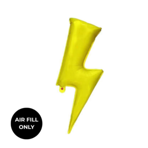 Non Helium Balloon: Lightning Bolt