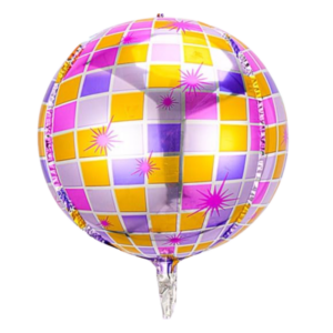 Balloon Foil Disco Ball Multi Color