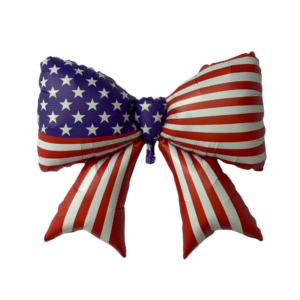 Balloon Foil Bow Patriotic